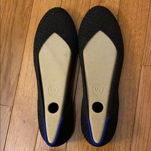 Rothys black honeycomb size 7 new